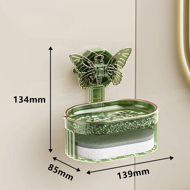 Shaped Soap Dish with Suction Cup