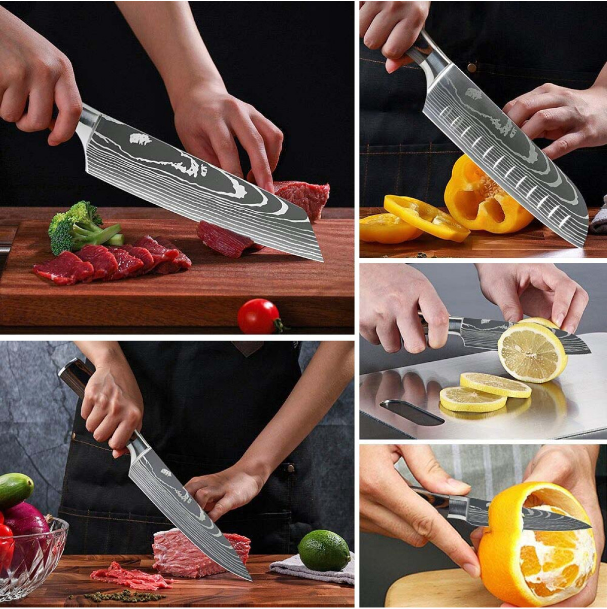 Pack de 10 couteaux de cuisine