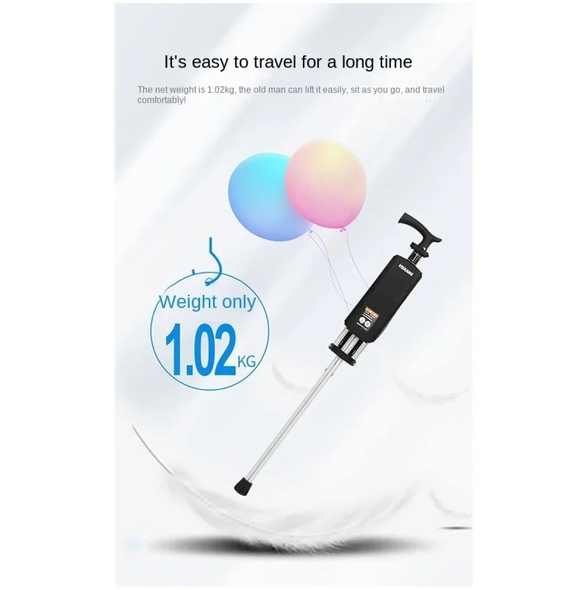 Foldable Crutch Chair Multi-functional