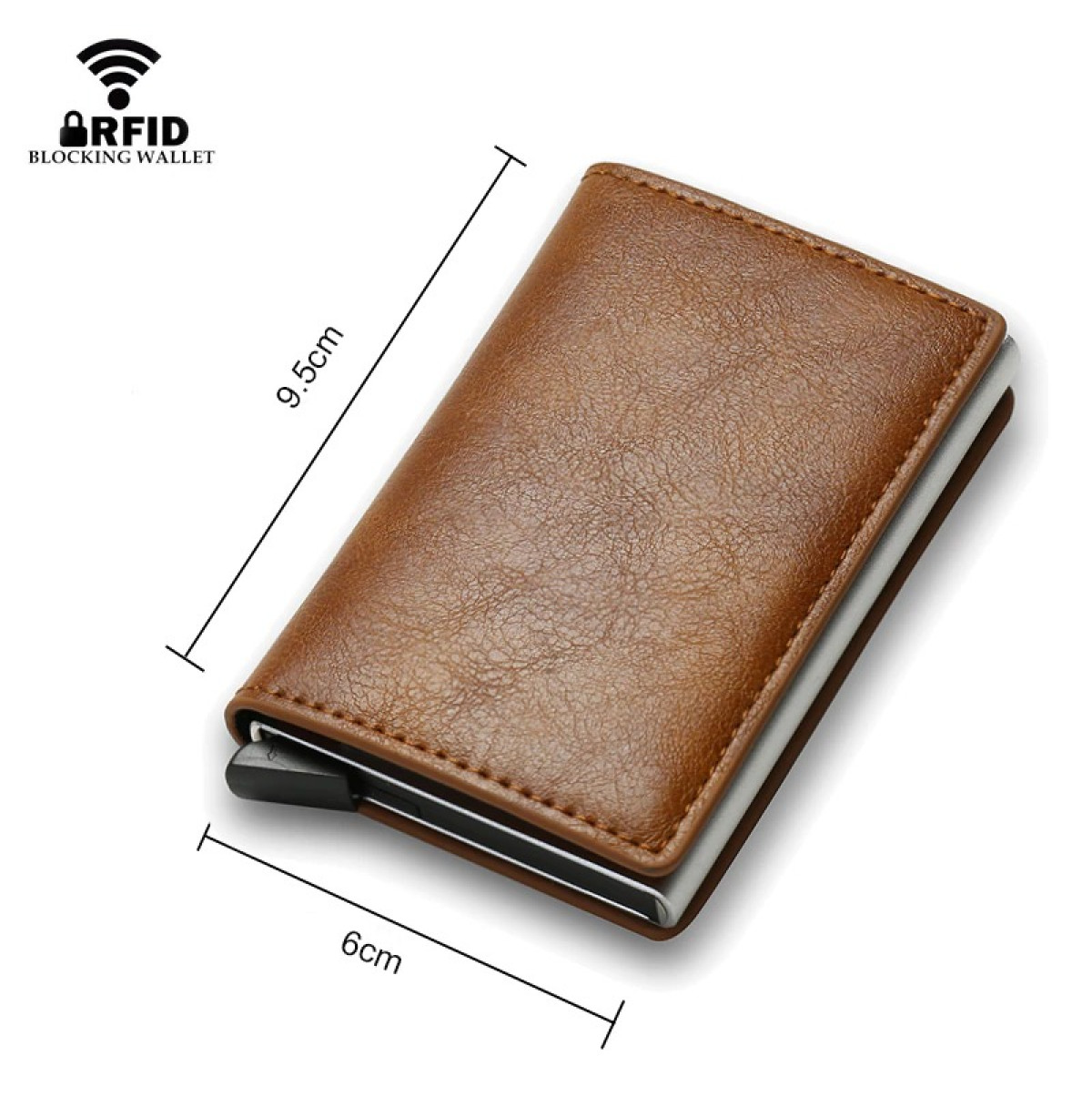 Unisex leather wallet