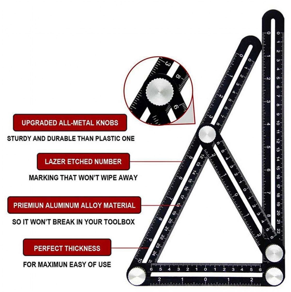 Tile Hole adjustable Locator