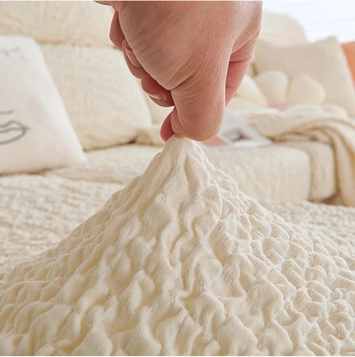 Androf Elastic Sofa Cushion Cover