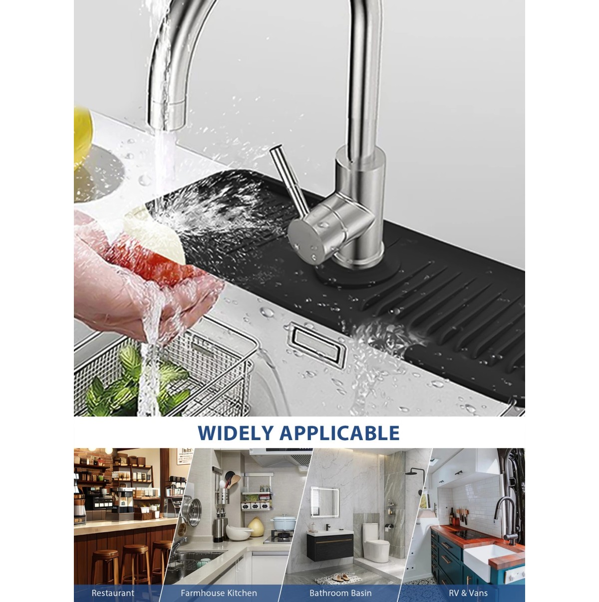 Kitchen Silicone Sink Protector
