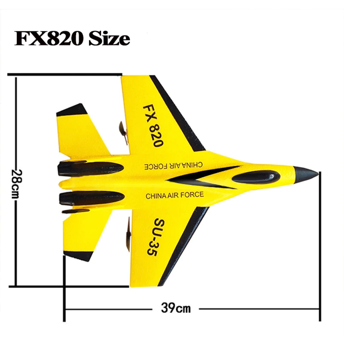 RC Foam Aircraft SU-35 Plane 2.4G Radio Control