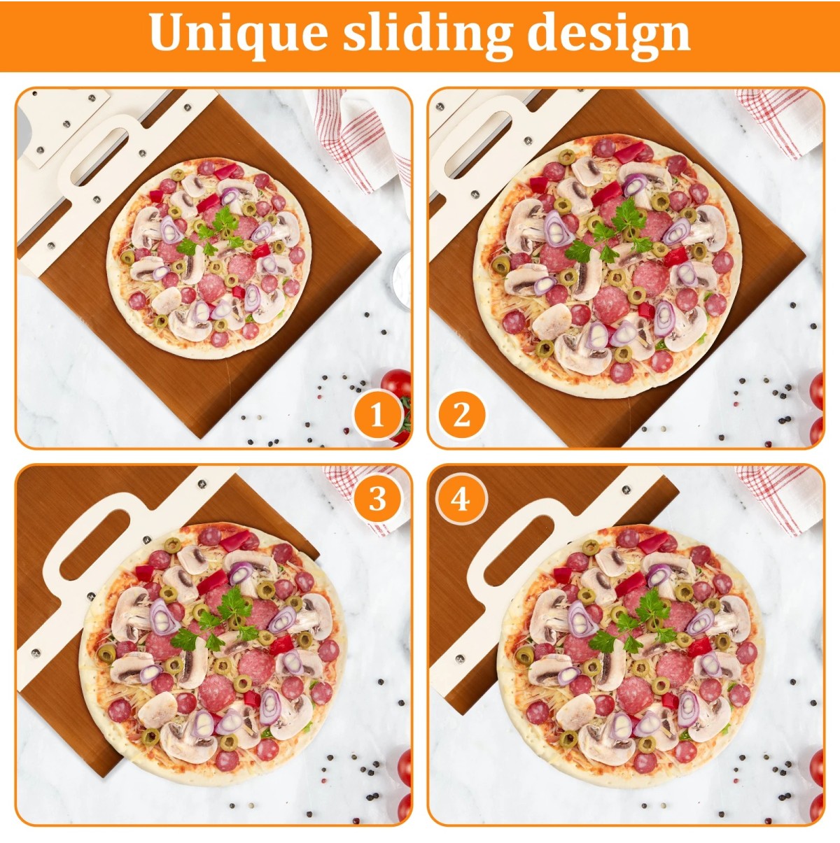 Androf Sliding Pizza Peel