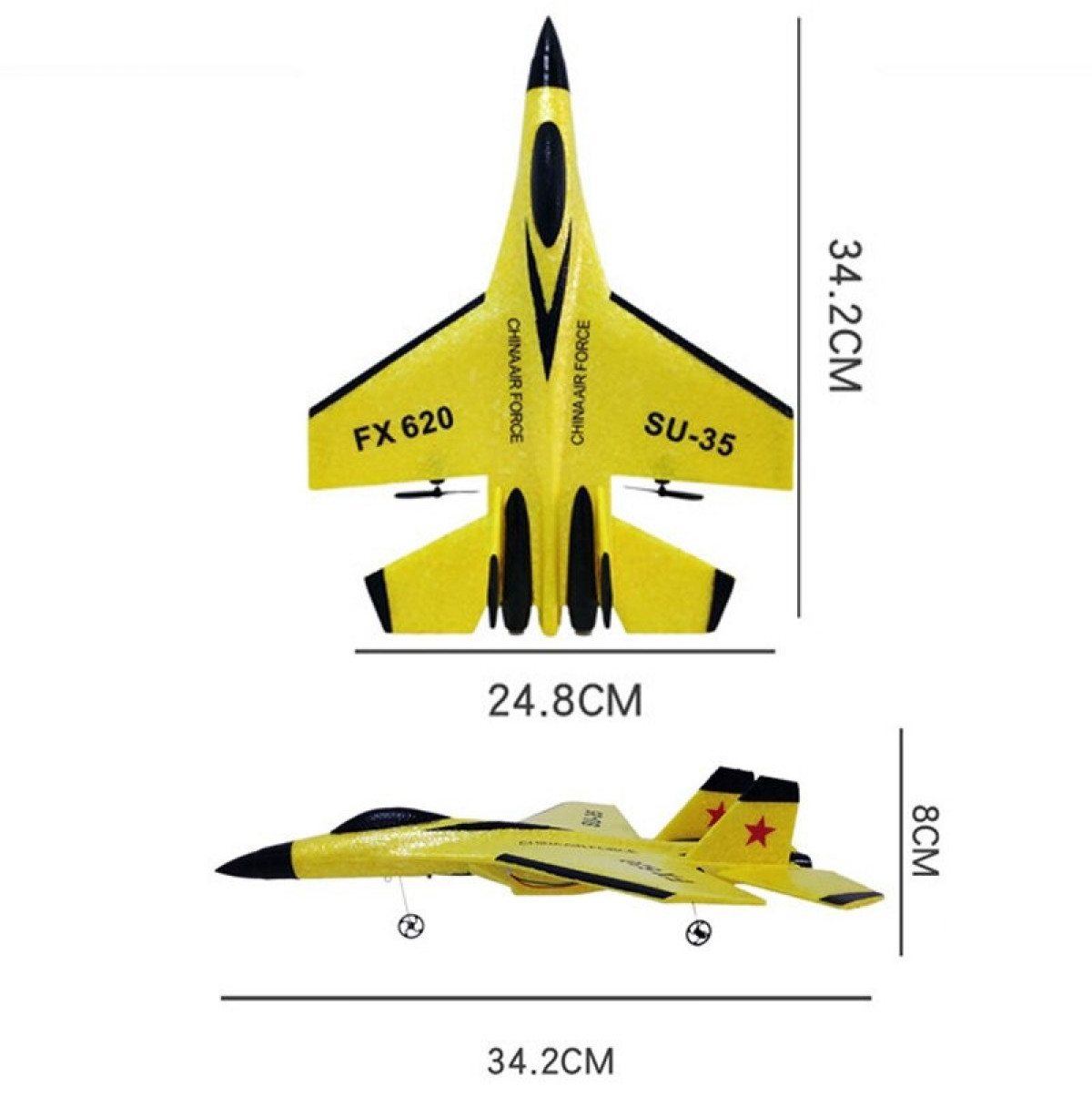 RC Foam Aircraft SU-35 Plane 2.4G Radio Control