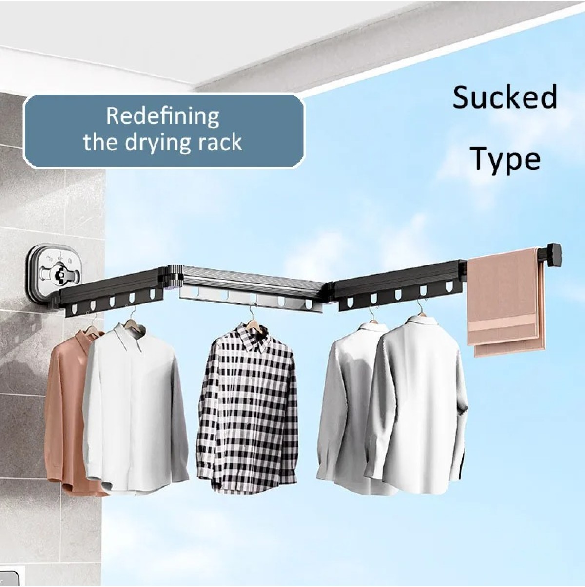 Androf Wall Mounted Clothes