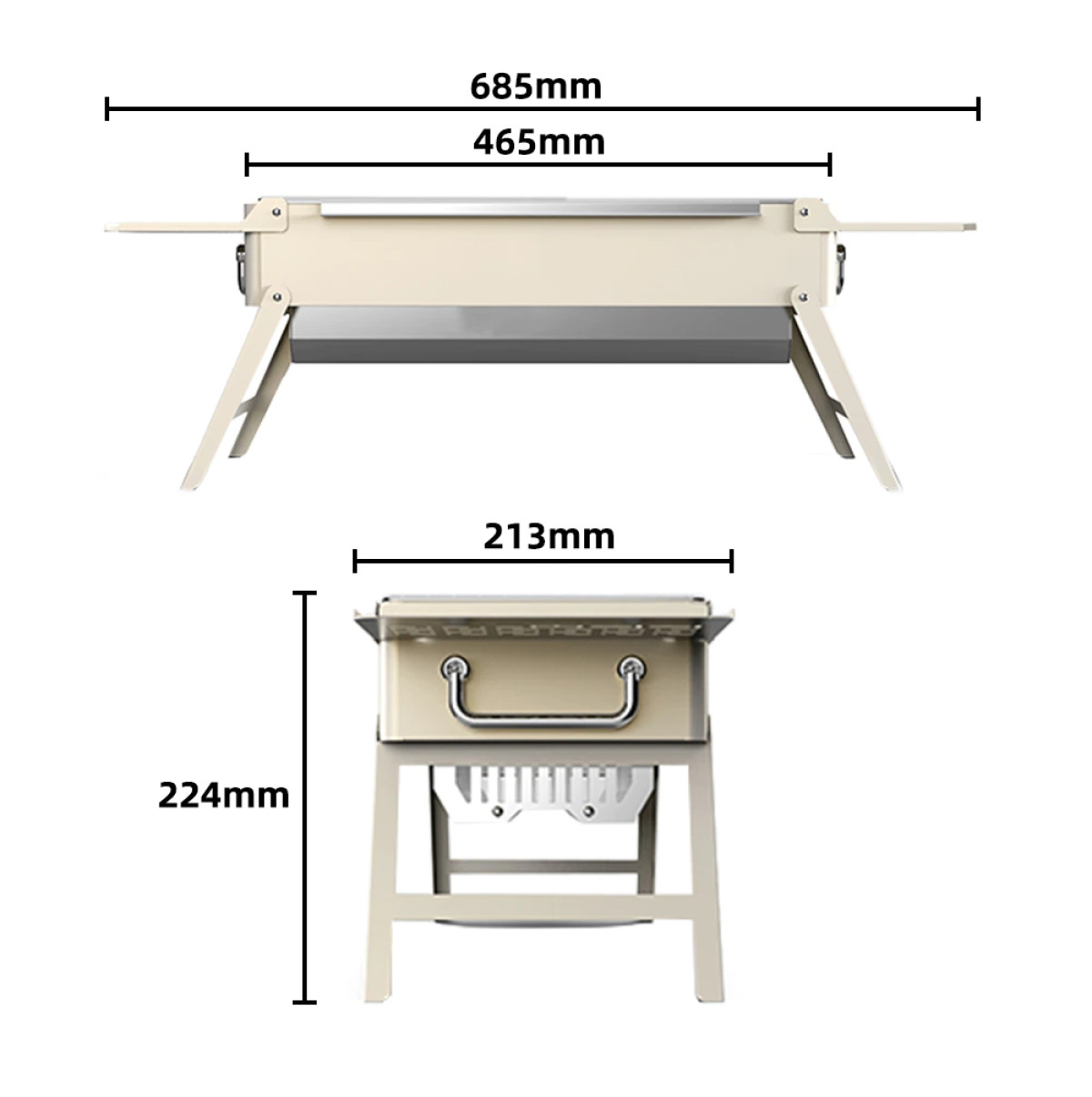 Androf Portable Grill Outdoor