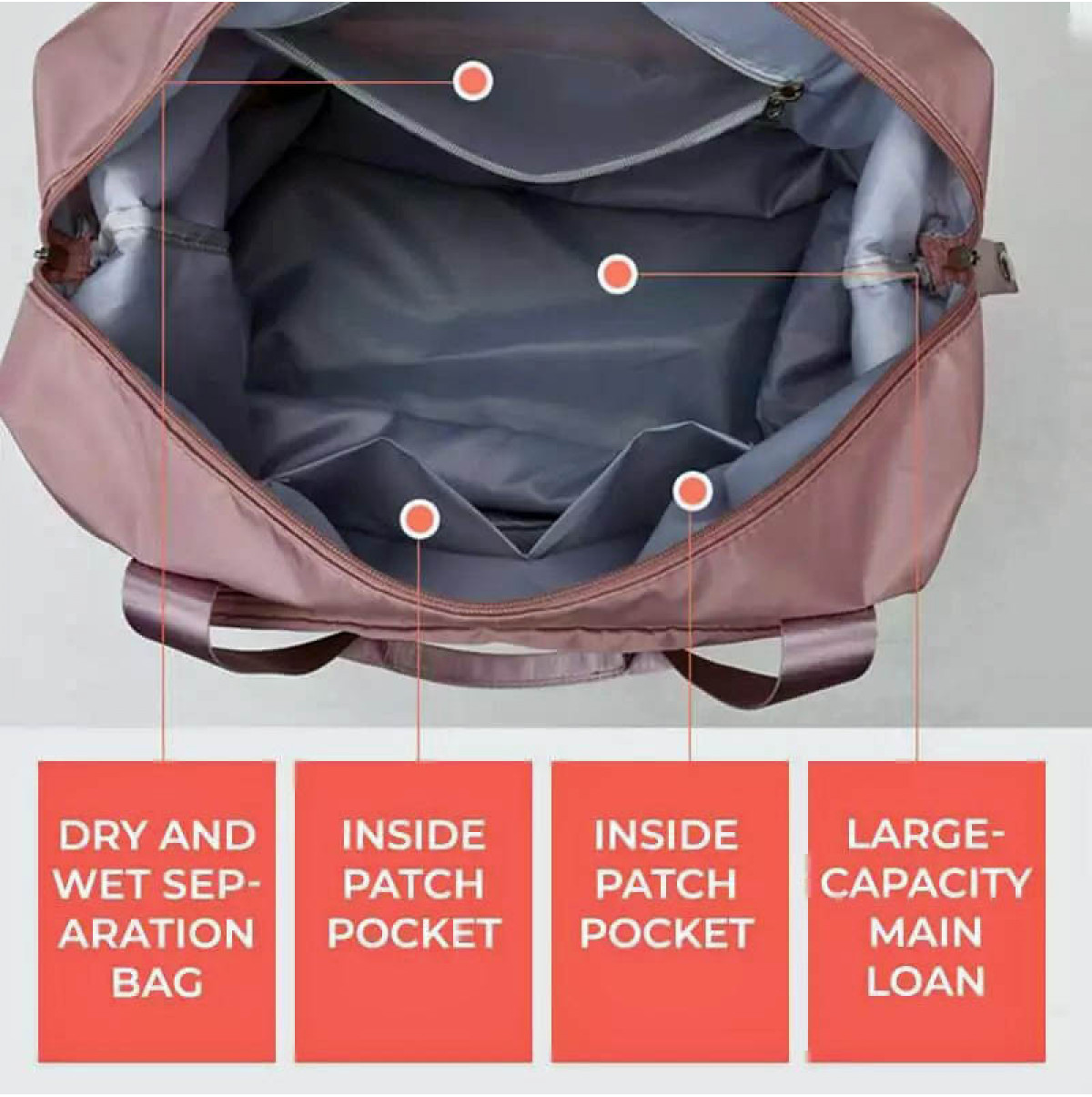 Sac de voyage pliable