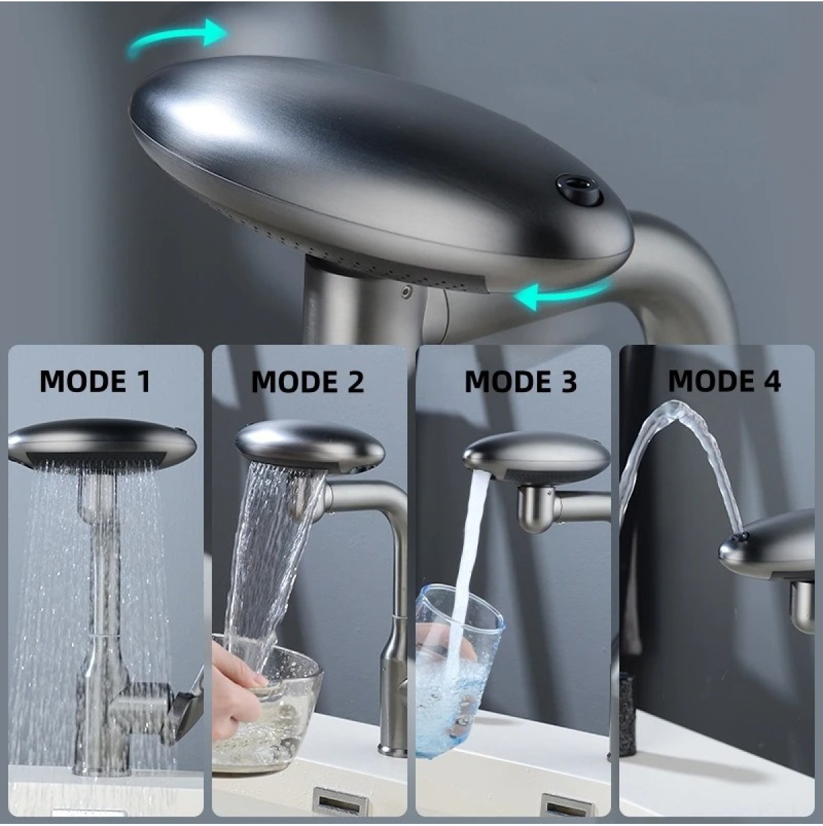 Multi Functional 4 Modes Faucet