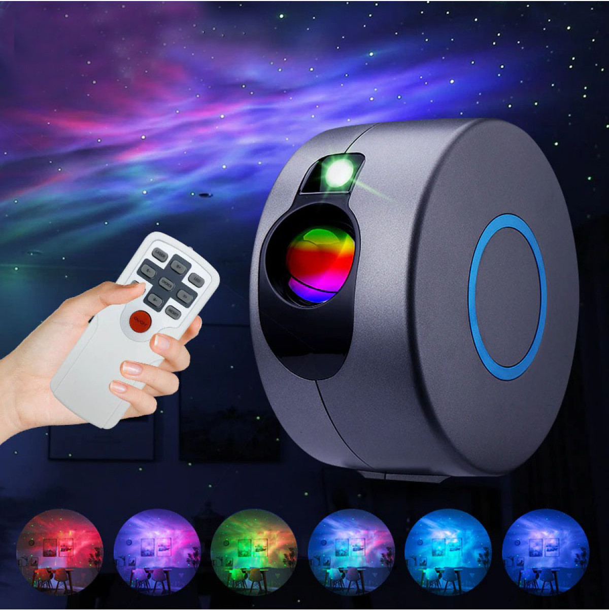 Projecteur LED galaxie